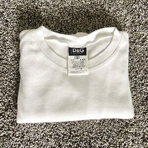 Dolce & Gabbana White T-Shirt, Large